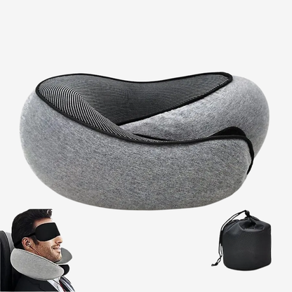 SACAVIA RELAXO – Oreiller de voyage ergonomique (Mémoire de forme)