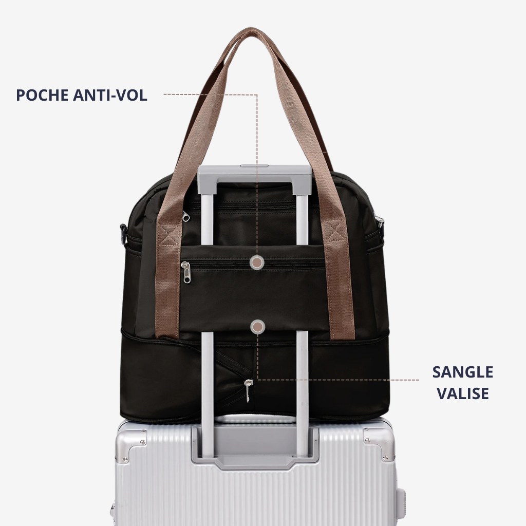 SACAVIA BLUEAIR – Sac bandoulière cabine conforme Vueling (40×25×20 cm – 25L)