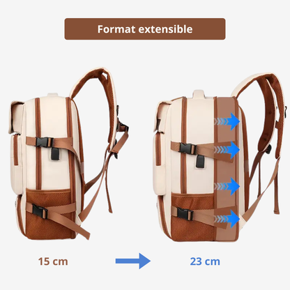 SACAVIA BELLAVIA – Sac à dos extensible et organisé
