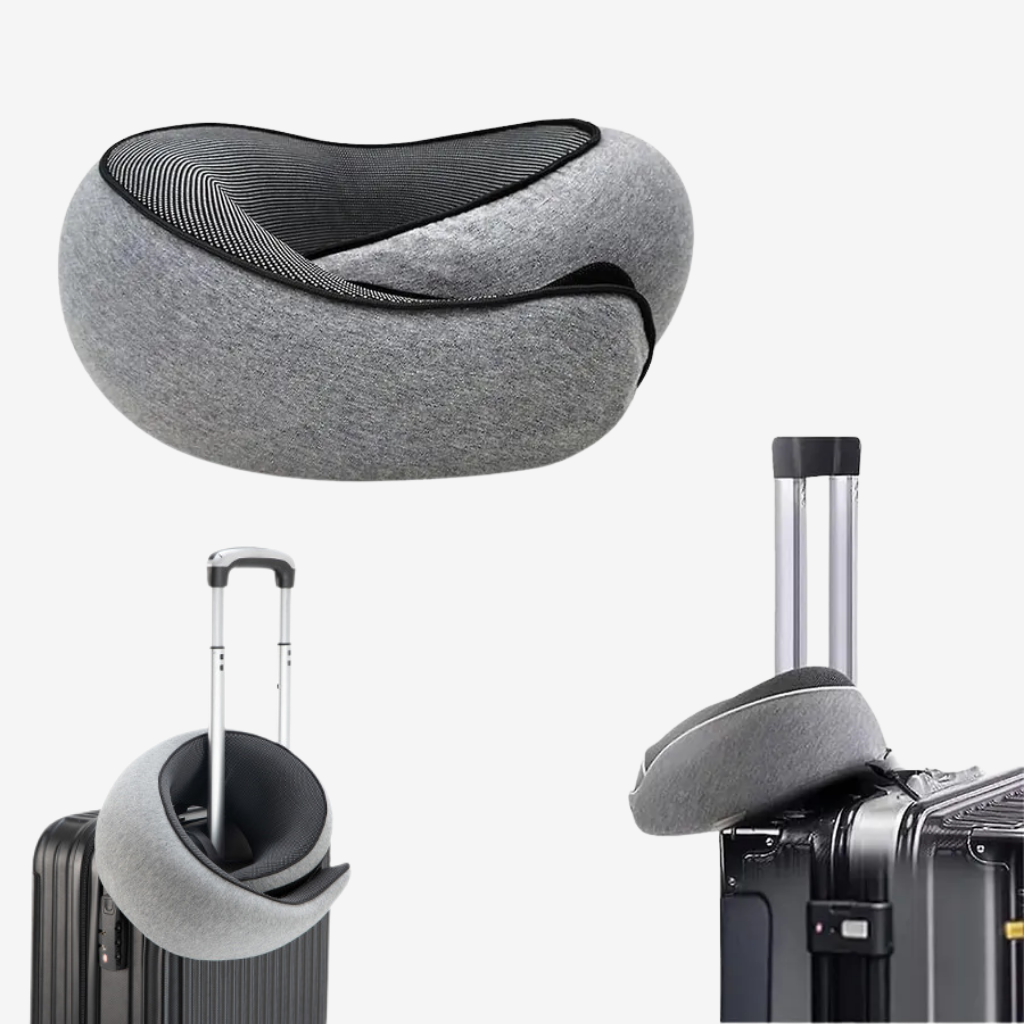 SACAVIA RELAXO – Oreiller de voyage ergonomique (Mémoire de forme)