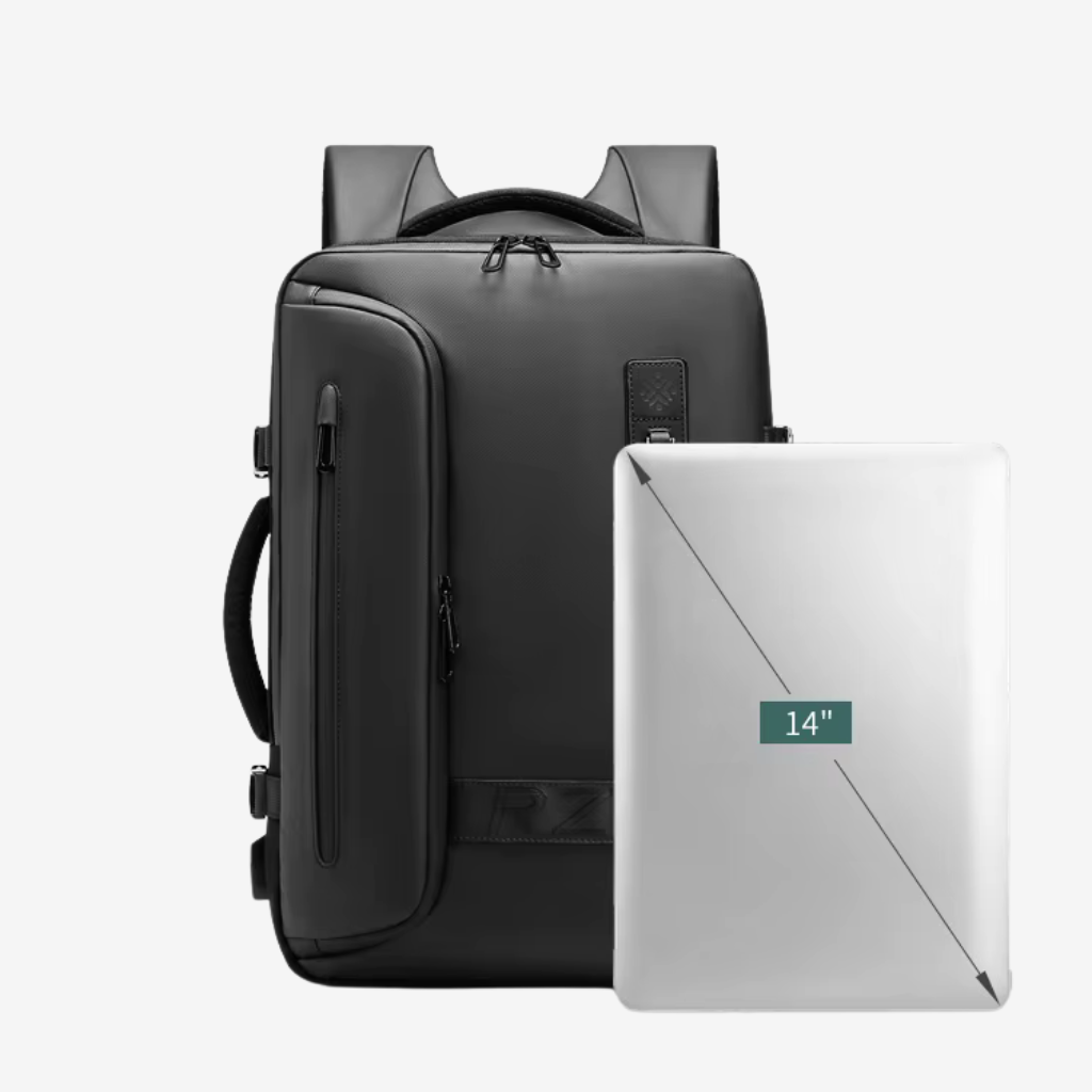 SACAVIA COMPRESSO – Sac à dos cabine compatible KLM (46×30×16 cm -> 27 cm – 55 L)