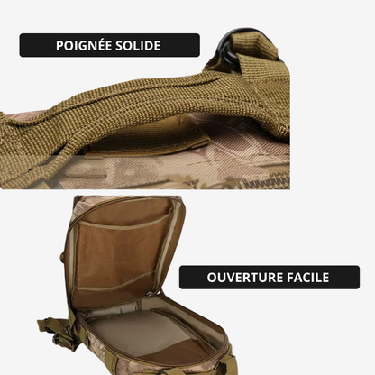 SACAVIA AIRFORCE – Sac à dos compact multi-poches