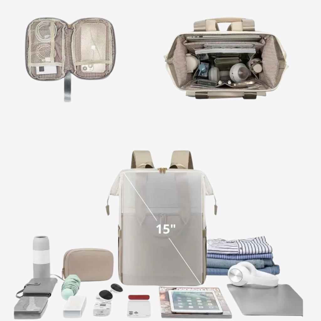 SACAVIA CLASSY – Sac à dos cabine compatible EasyJet (45×35×14 cm – 36 L)