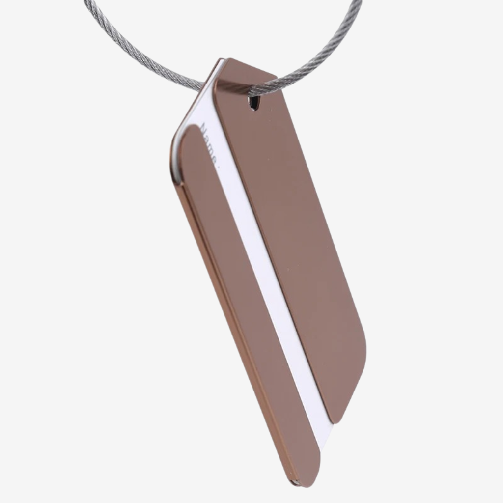 SACAVIA TAGGY MINI – Étiquette bagage métallique