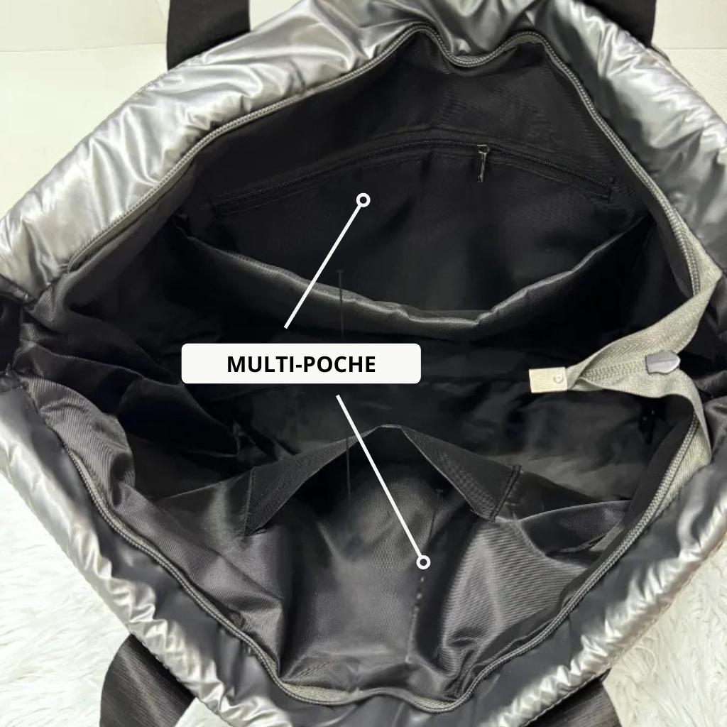 SACAVIA DOUDY – Sac bandoulière matelassé et organisé