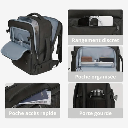 SACAVIA WANDFLY – Sac à dos malin voyage