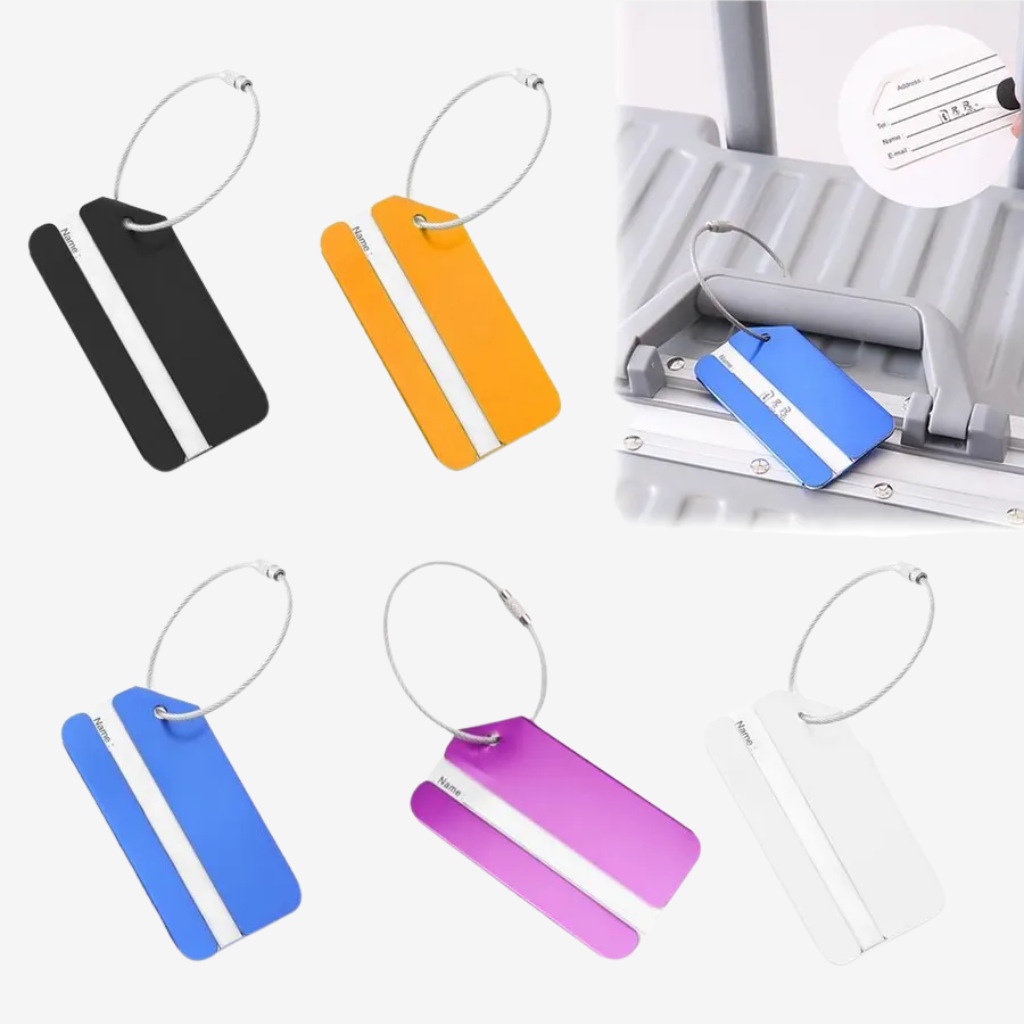 SACAVIA TAGGY MINI – Étiquette bagage métallique