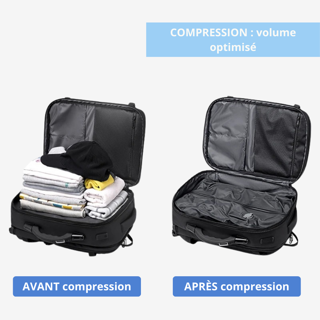 SACAVIA FENRION – Sac à dos compressible