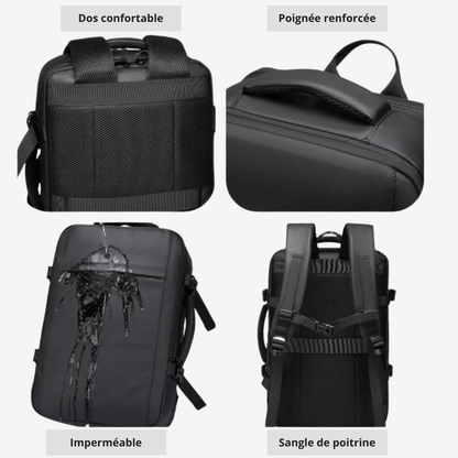 SACAVIA WORKAIR – Sac à dos compact et fluide