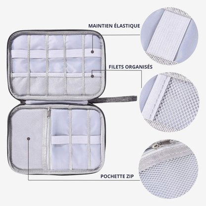 SACAVIA ELECTROX – Organisateur électronique étanche & anti-choc