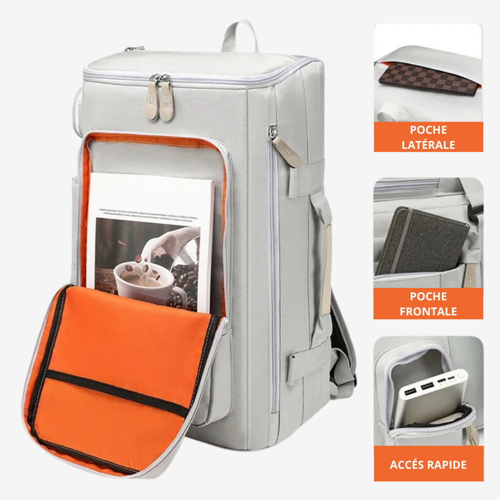 SACAVIA HARDY – Sac à dos extensible grande capacité
