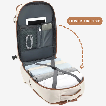 SACAVIA FLEXI – Sac à dos cabine conforme Volotea (40×30×20 cm – 36 L)