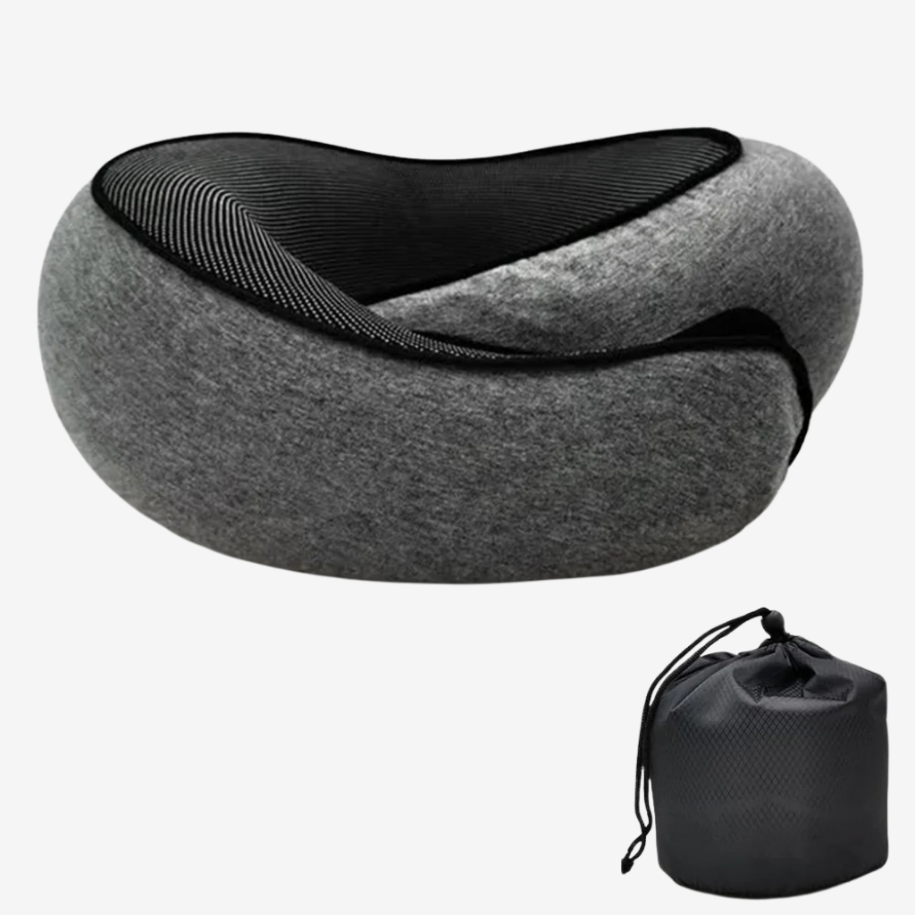 SACAVIA RELAXO – Oreiller de voyage ergonomique (Mémoire de forme)