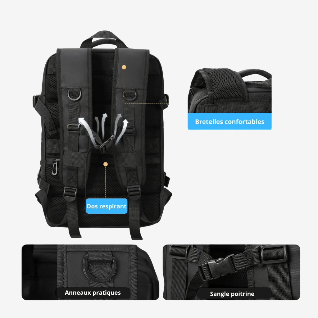 SACAVIA URBIGO – Sac à dos modulable et spacieux