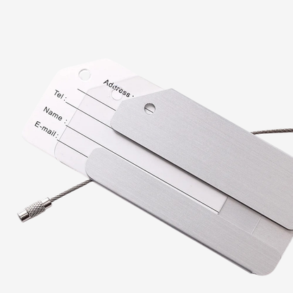 SACAVIA TAGGY MINI – Étiquette bagage métallique