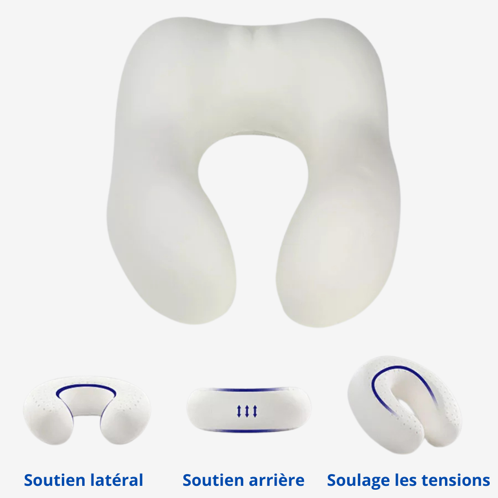 SACAVIA RELAXO U – Oreiller cervical en mousse mémoire