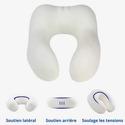 SACAVIA RELAXO U – Oreiller cervical en mousse mémoire