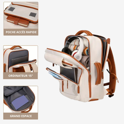 SACAVIA NOMADLY – Sac à dos à rangement intelligent