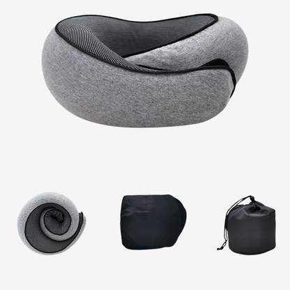 SACAVIA RELAXO – Oreiller de voyage ergonomique (Mémoire de forme)
