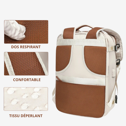 SACAVIA FLEXI – Sac à dos cabine conforme Volotea (40×30×20 cm – 36 L)