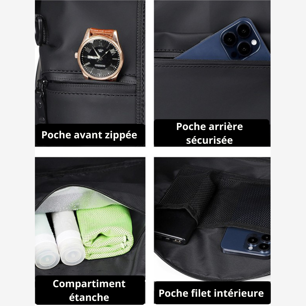 SACAVIA JETTRAIL – Sac bandoulière spacieux et polyvalent