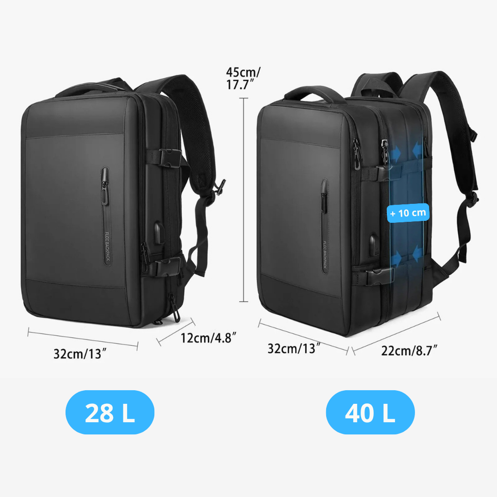 SACAVIA URBIGO – Sac à dos modulable et spacieux