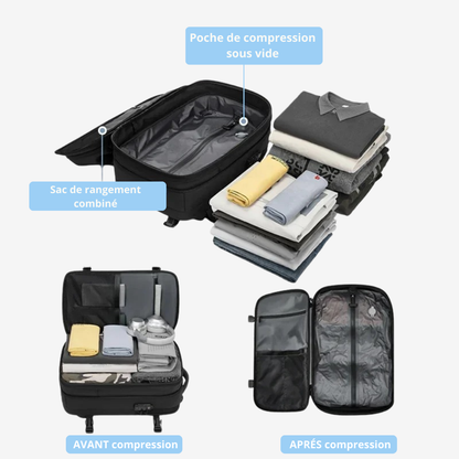 SACAVIA AEROVAC – Sac à dos cabine compressible