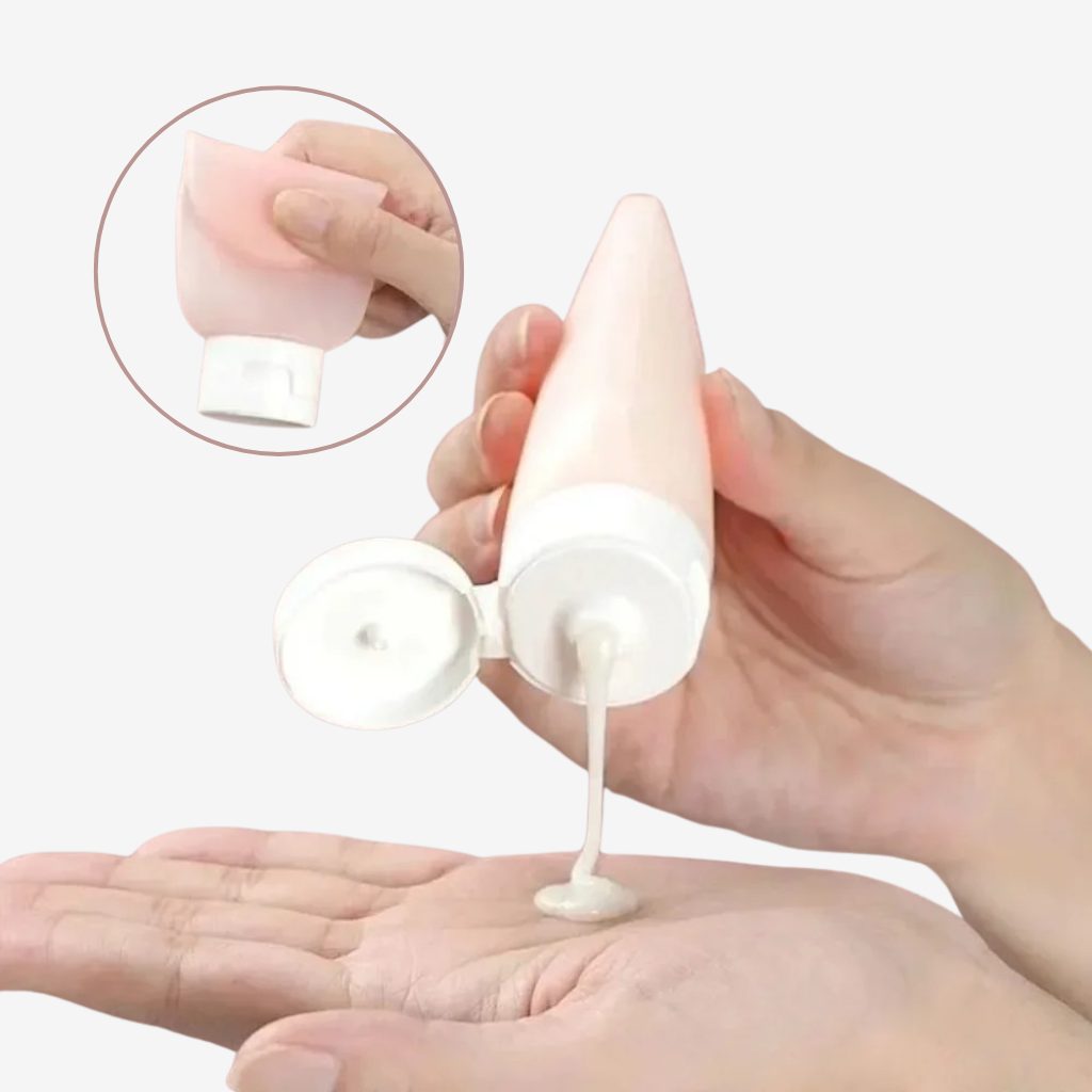 SACAVIA MINIX – Flacons rechargeables silicone (4 pièces)