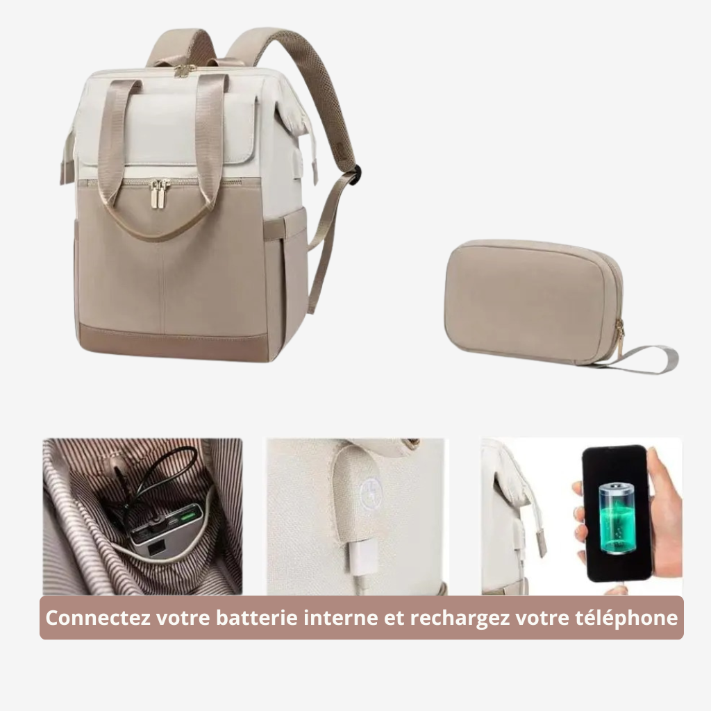 SACAVIA CLASSY – Sac à dos cabine compatible EasyJet (45×35×14 cm – 36 L)